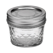4oz Quilted Crystal Mason Jars